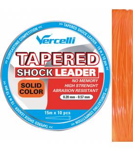 vercelli tapered shock leader solid color